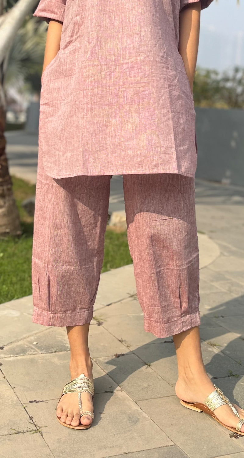Premium Pure Cotton Ethnic Co-Ord Set – Breathable & Soft Luxury Kurta & Pants Ensemble