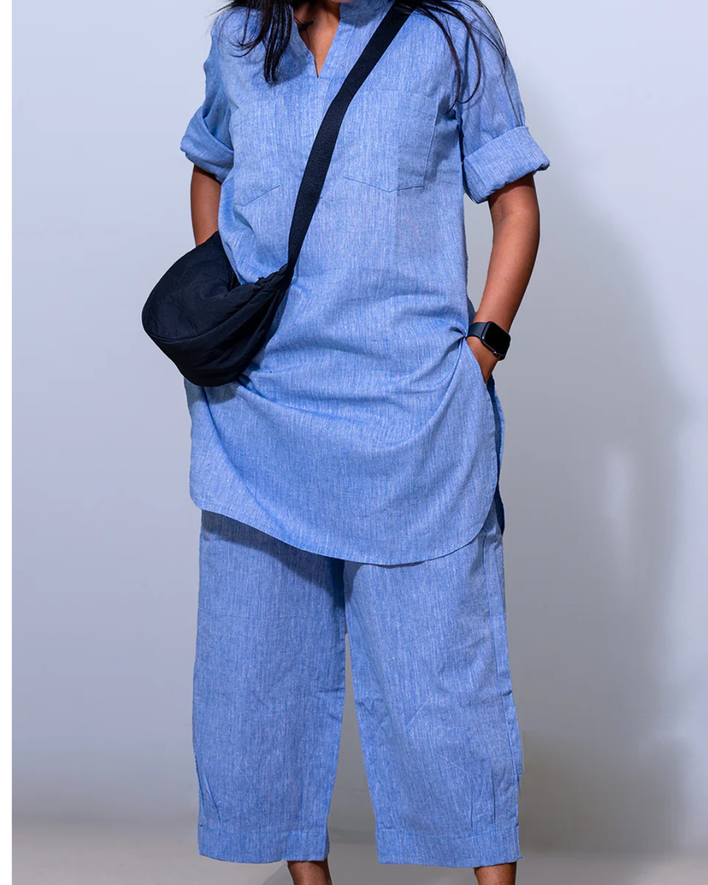 Premium Pure Cotton Ethnic Co-Ord Set – Breathable & Soft Luxury Kurta & Pants Ensemble